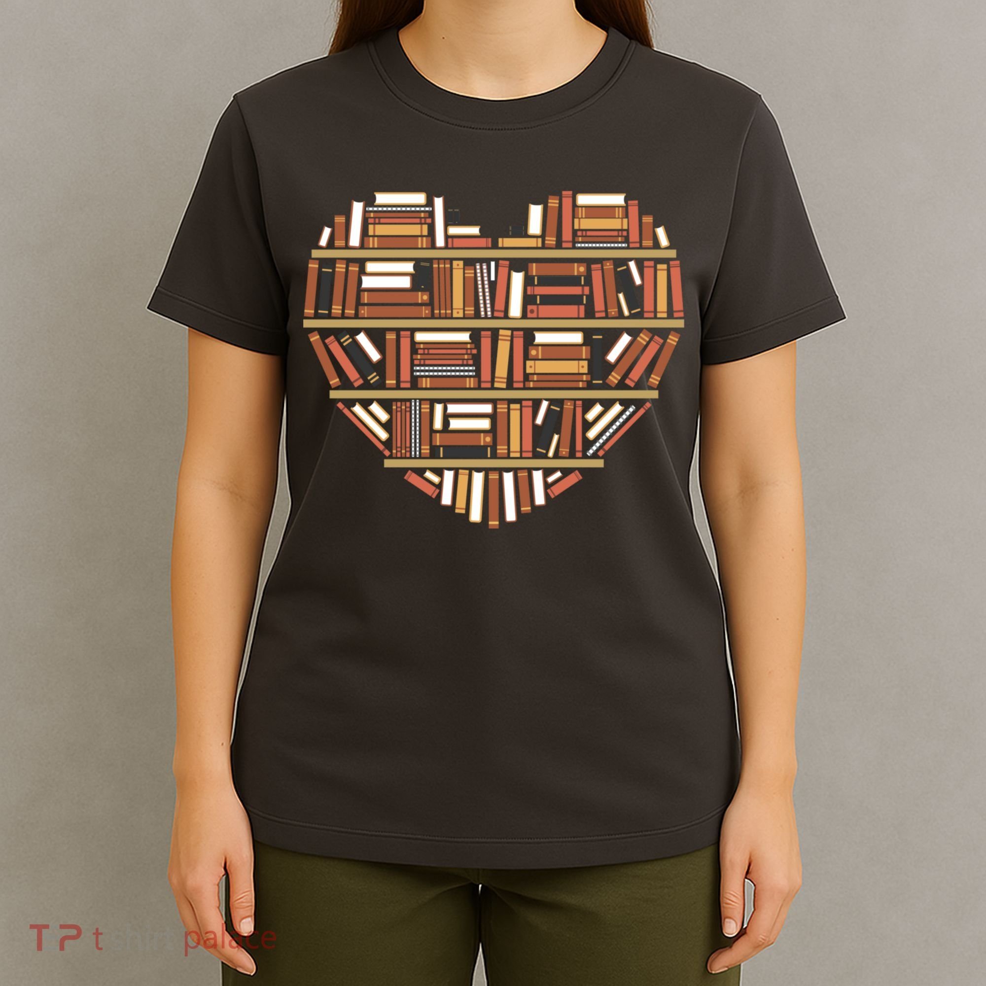 I Heart Books I Love Books Gift T-Shirt
