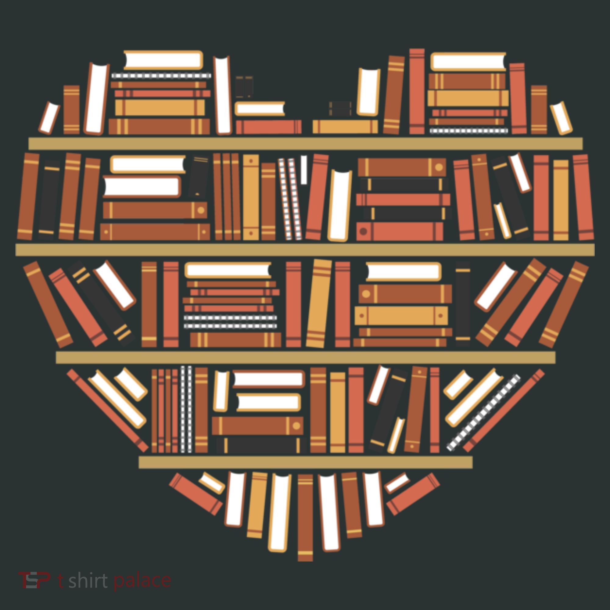 I Heart Books I Love Books Gift Coaster