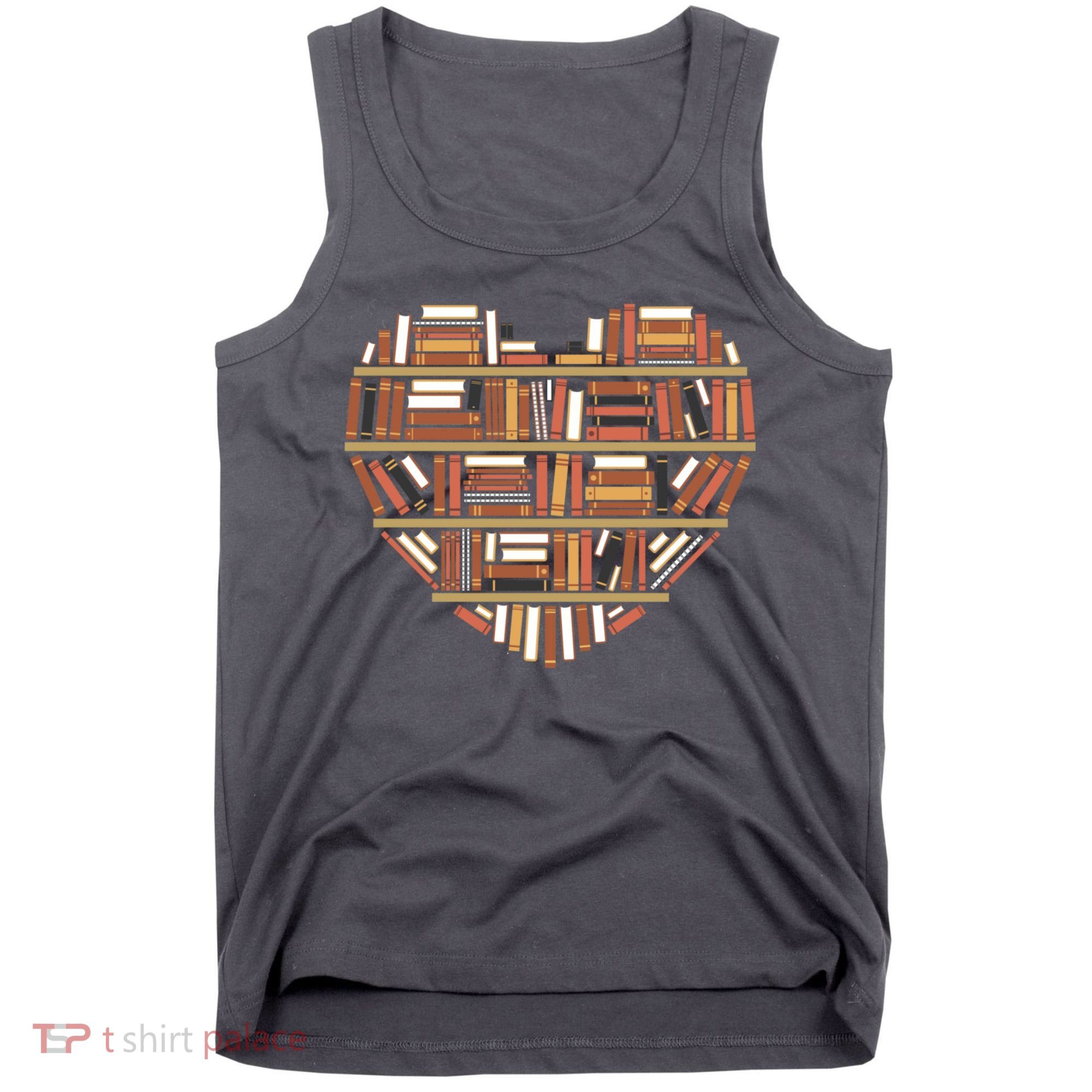 I Heart Books I Love Books Gift Tank Top
