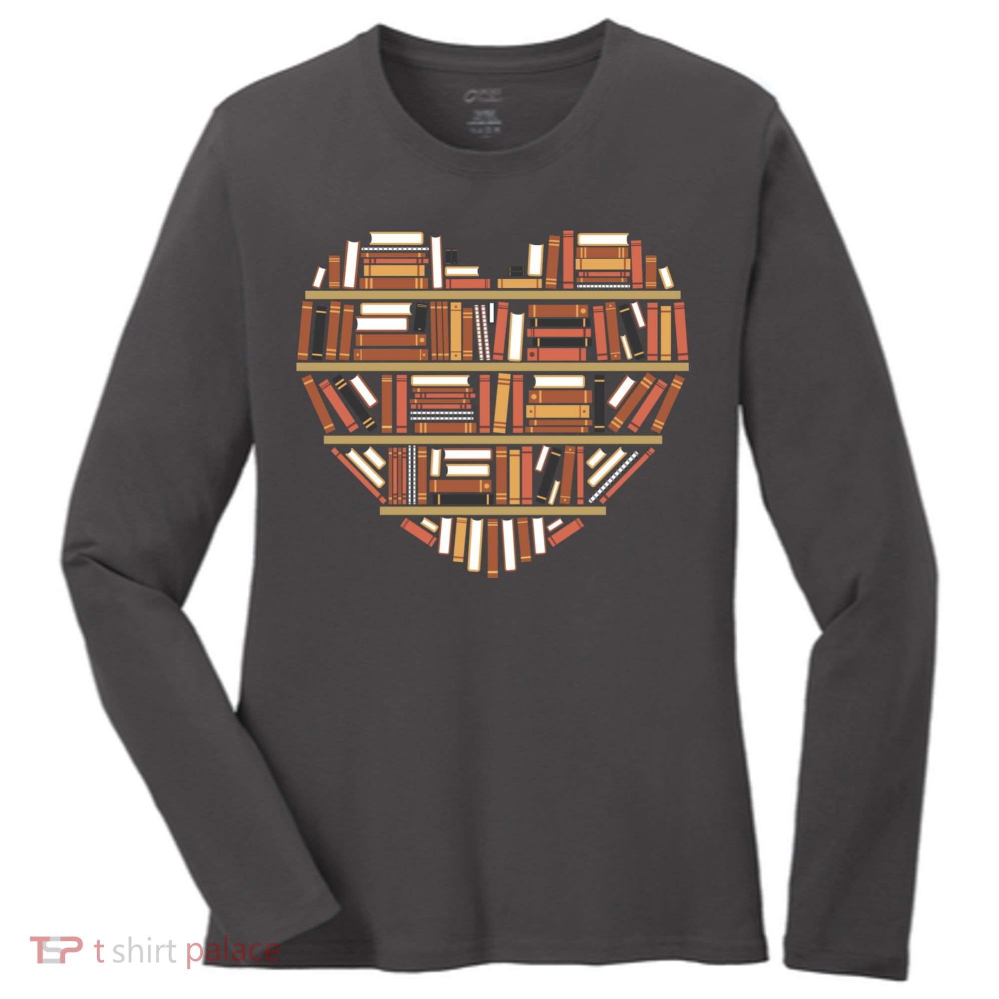 I Heart Books I Love Books Gift Women's Long Sleeve Shirt