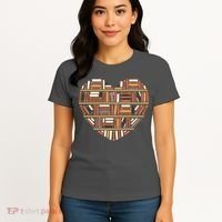 I Heart Books I Love Books Gift Women's T-Shirt thumb 4
