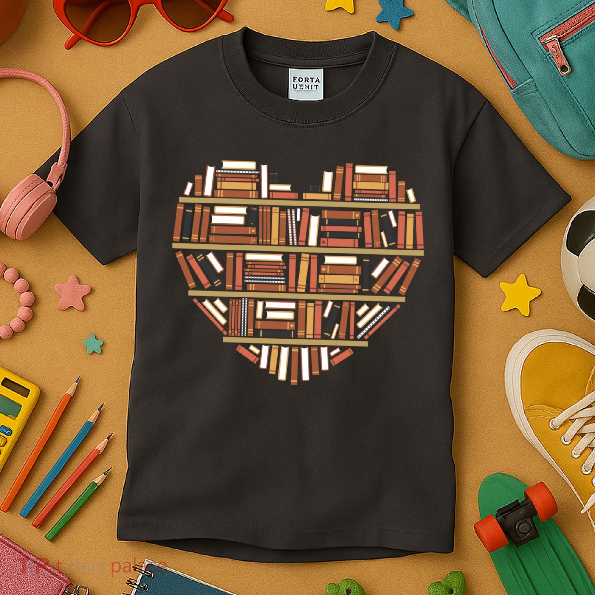 I Heart Books I Love Books Gift Kids T-Shirt