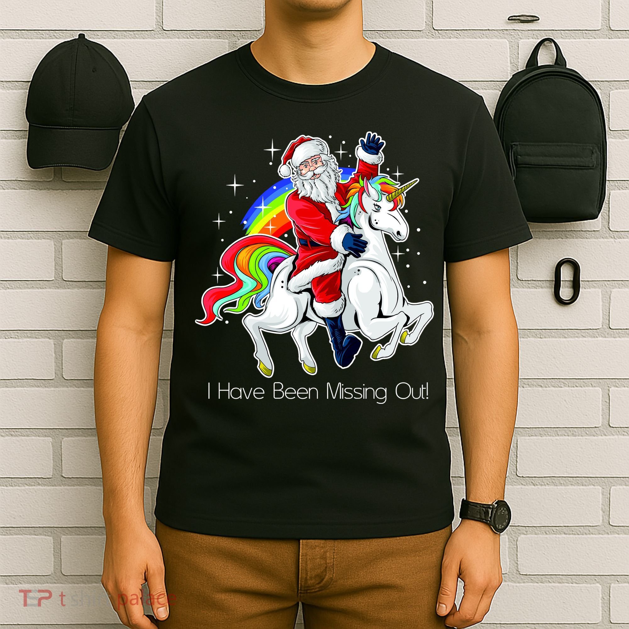 I Have Been Missing Out Santa Riding Unicorn T-Shirt