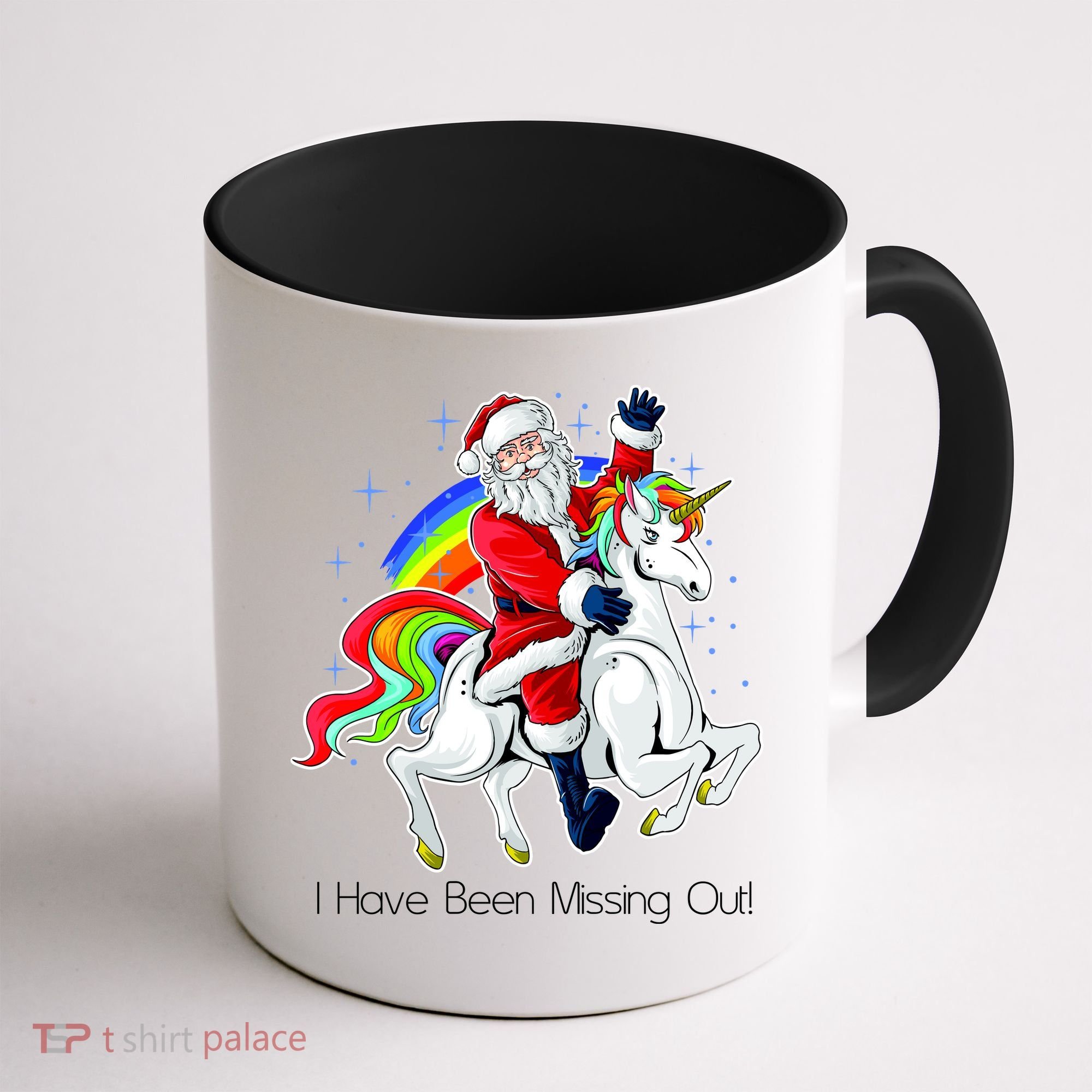 I Have Been Missing Out Santa Riding Unicorn Coffee Mug
