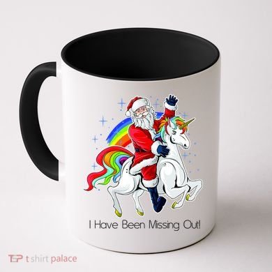 I Have Been Missing Out Santa Riding Unicorn Coffee Mug