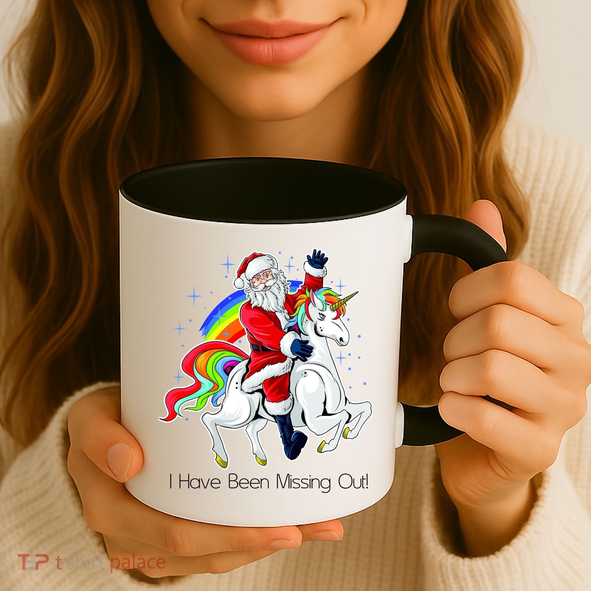 I Have Been Missing Out Santa Riding Unicorn Coffee Mug