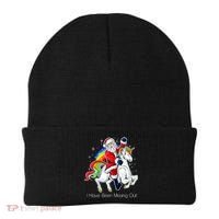 I Have Been Missing Out Santa Riding Unicorn Beanie thumb 0