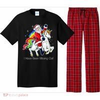 I Have Been Missing Out Santa Riding Unicorn Pajama Set thumb 0