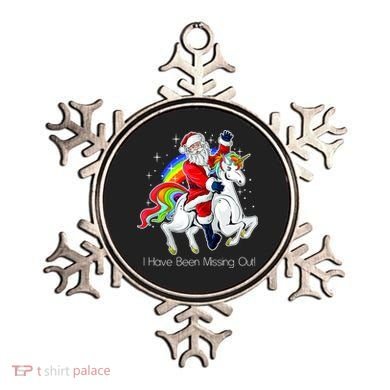 I Have Been Missing Out Santa Riding Unicorn Ornament