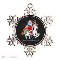 I Have Been Missing Out Santa Riding Unicorn Ornament thumb 0