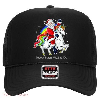 I Have Been Missing Out Santa Riding Unicorn Hat