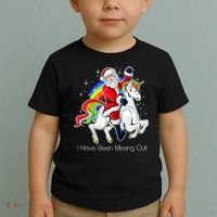 I Have Been Missing Out Santa Riding Unicorn Toddler T-Shirt thumb 2