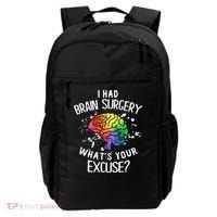 I Had Brain Surgery What's Your Excuse Brain Tumor Backpack thumb 0