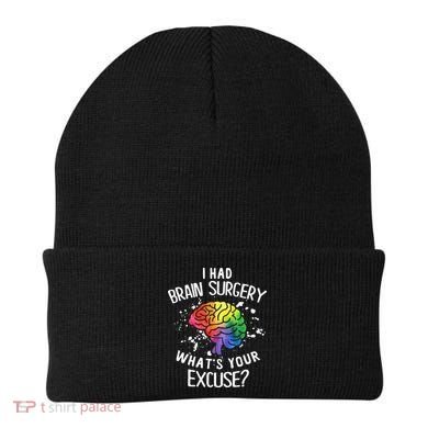 I Had Brain Surgery What's Your Excuse Brain Tumor Beanie