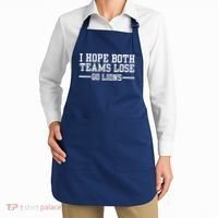 I Hope Both Teams Lose Go Lions Apron thumb 2