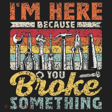 I'm Here Because You Broke Something Fixing Mr Fix It Zone Performance Long-Sleeve T-Shirt