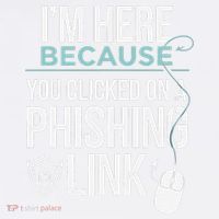 IM Here Because You Clicked On Phishing Link Cyber Security Comfort Colors Garment-Dyed Hooded Sweatshirt thumb 2