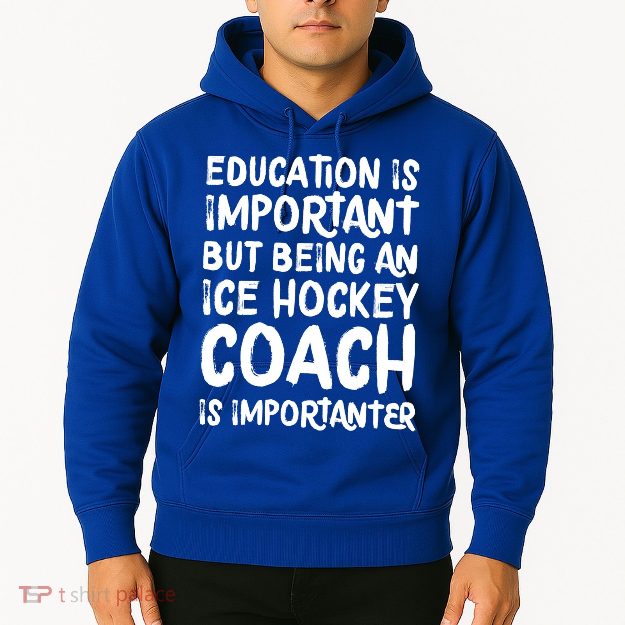 Ice Hockey Coach Is Importanter Funny School Trainer Gift Hoodie