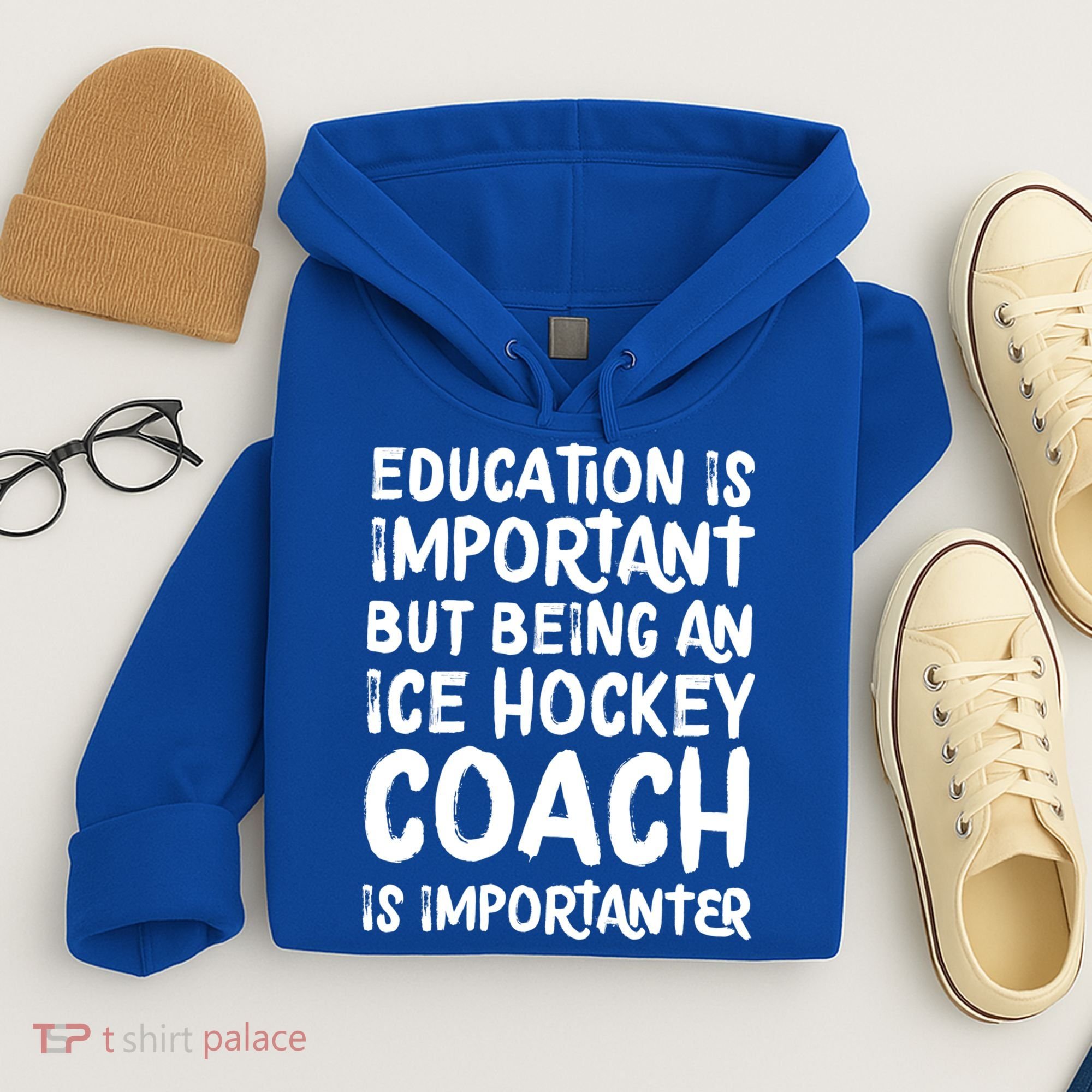 Ice Hockey Coach Is Importanter Funny School Trainer Gift Hoodie
