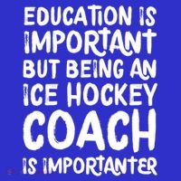 Ice Hockey Coach Is Importanter Funny School Trainer Gift Toddler Hoodie thumb 2