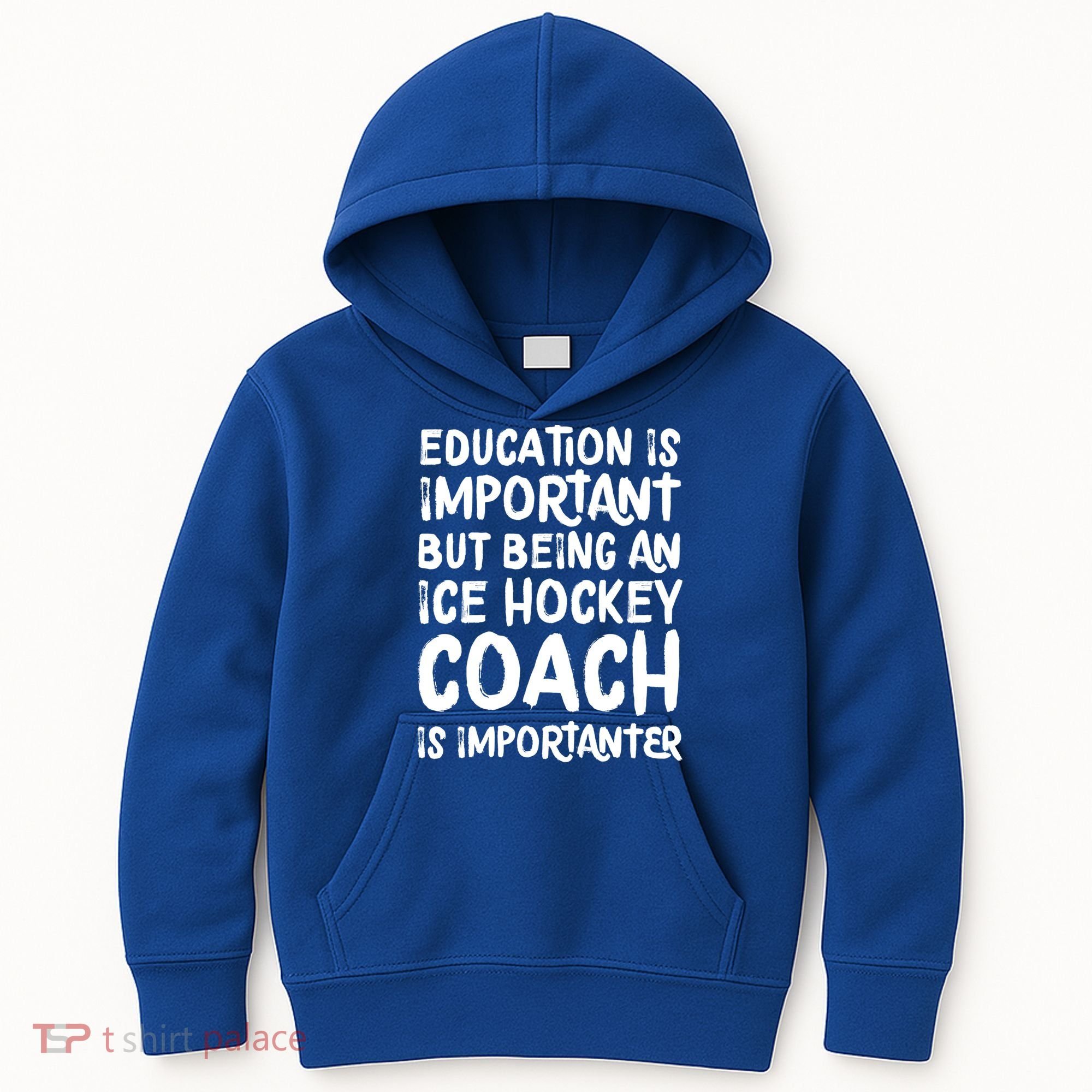 Ice Hockey Coach Is Importanter Funny School Trainer Gift Kids Hoodie