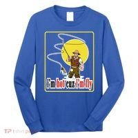 I'm Hot Cuz I'm Fly Fly Fishing Funny Long Sleeve Shirt thumb 0