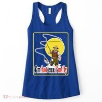 I'm Hot Cuz I'm Fly Fly Fishing Funny Women's Tank Top thumb 0
