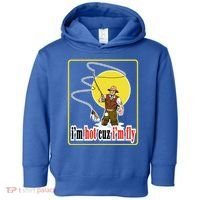 I'm Hot Cuz I'm Fly Fly Fishing Funny Toddler Hoodie thumb 0