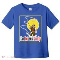 I'm Hot Cuz I'm Fly Fly Fishing Funny Toddler T-Shirt thumb 0