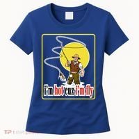 I'm Hot Cuz I'm Fly Fly Fishing Funny Women's T-Shirt thumb 0