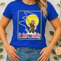 I'm Hot Cuz I'm Fly Fly Fishing Funny Women's T-Shirt thumb 2