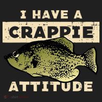I Have Crappie Attitude Fishing Funny Fish Beanie thumb 2