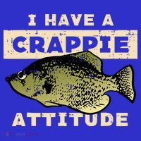 I Have Crappie Attitude Fishing Funny Fish Baby Bodysuit thumb 2