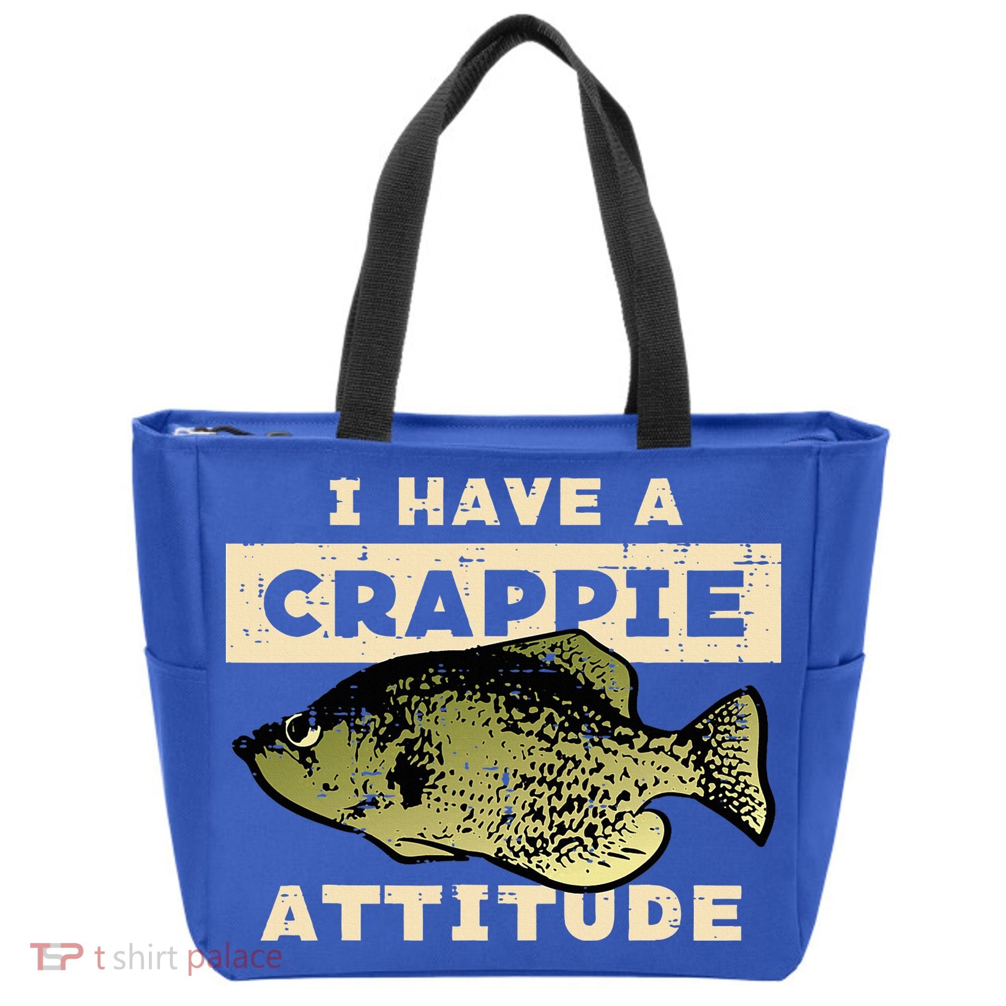 I Have Crappie Attitude Fishing Funny Fish Tote Bag