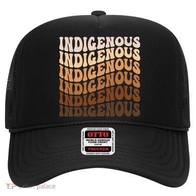 Indigenous Heritage Colorful Feathers Indian Native American  Hat