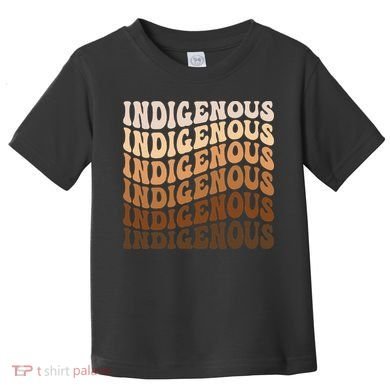 Indigenous Heritage Colorful Feathers Indian Native American  Toddler T-Shirt