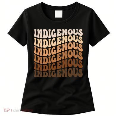 Indigenous Heritage Colorful Feathers Indian Native American  Women's T-Shirt