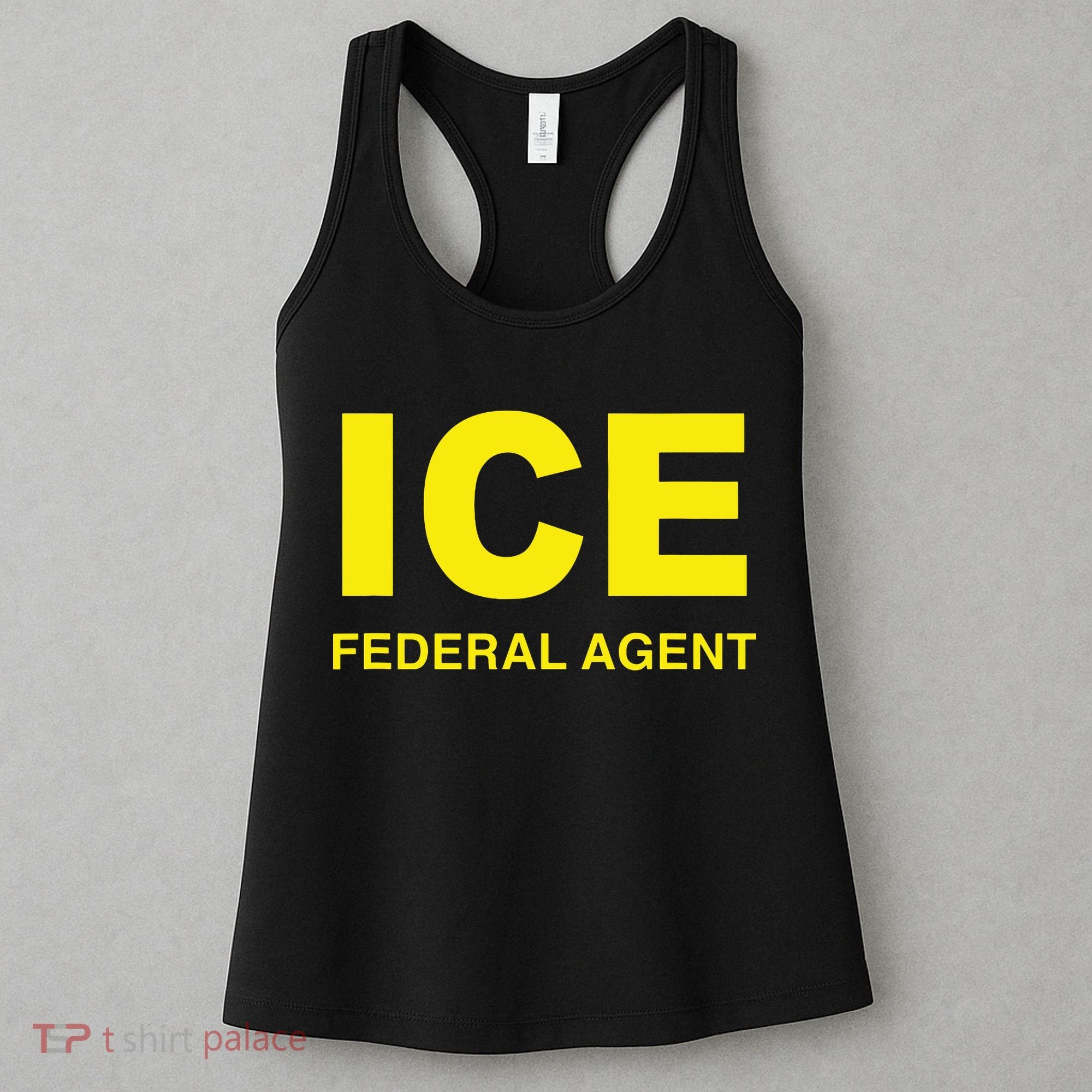 Ice Halloween Costume Federal Agent Police Immigration Women's Tank Top
