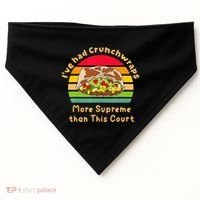 I’Ve Had Crunchwraps More Supreme Than This Court USA-Made Doggie Bandana thumb 0