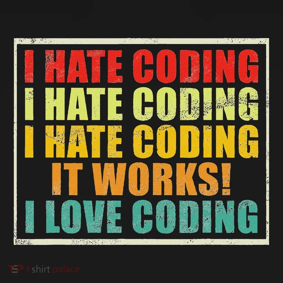 I Hate Coding It Works I Love Coding Funny Programmer Backpack