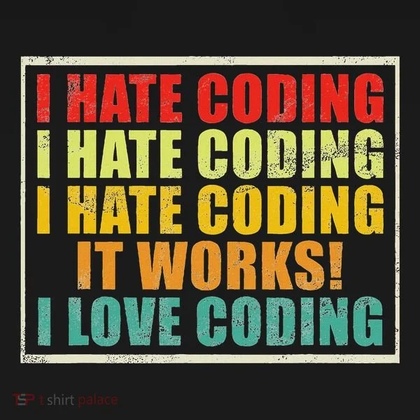 I Hate Coding It Works I Love Coding Funny Programmer Bucket Hat