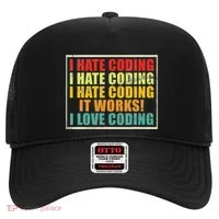 I Hate Coding It Works I Love Coding Funny Programmer Hat thumb 0