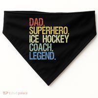 Ice Hockey Coach Cool Gift USA-Made Doggie Bandana thumb 0
