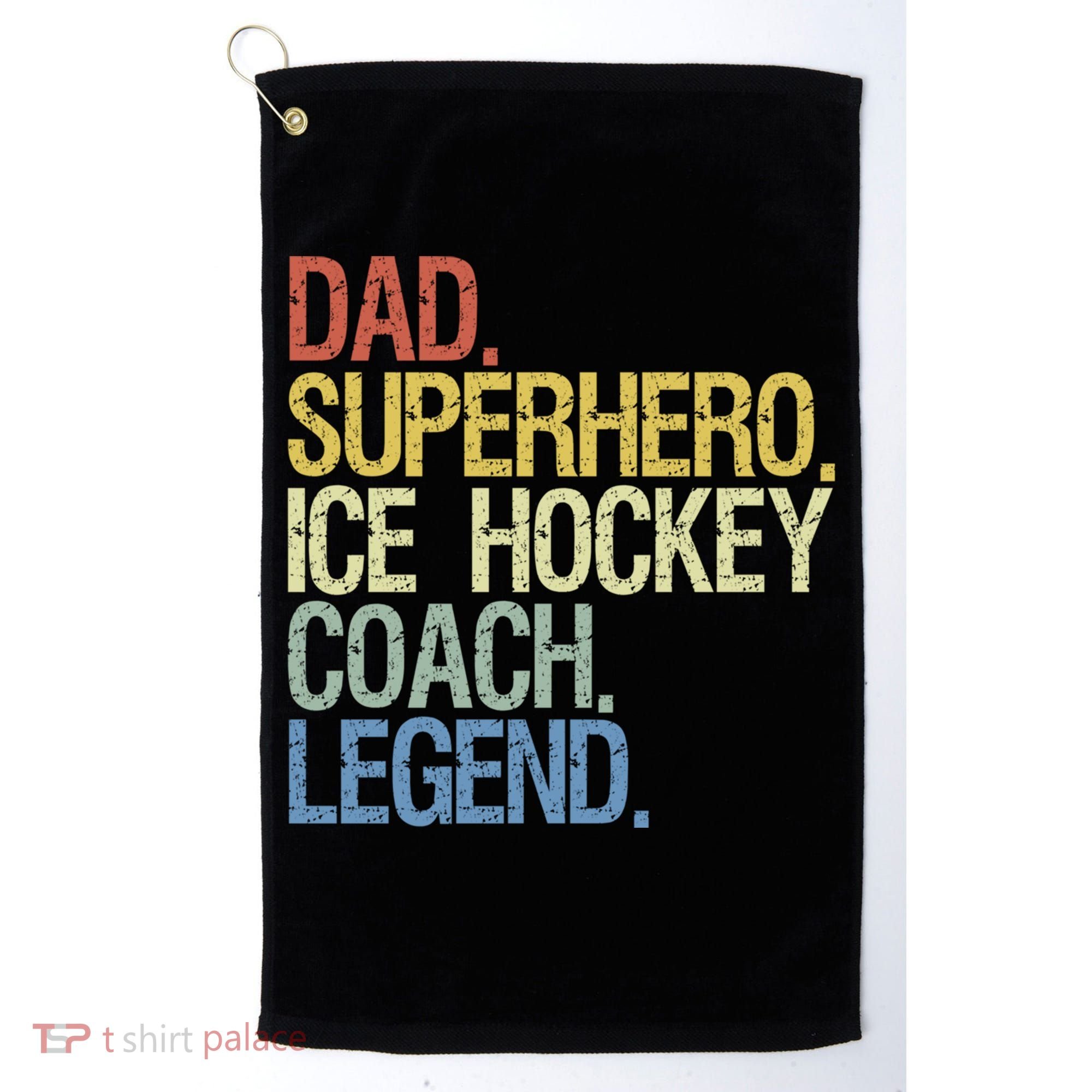 Ice Hockey Coach Cool Gift Golf Towel