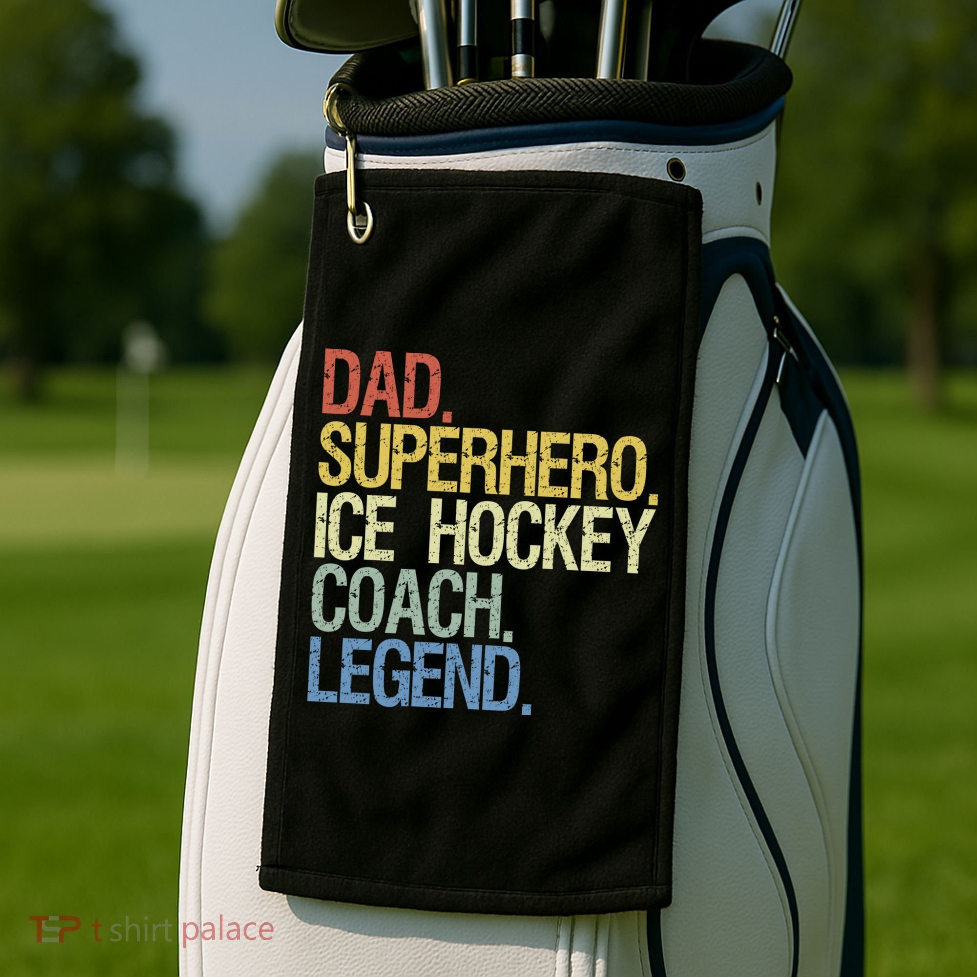 Ice Hockey Coach Cool Gift Golf Towel