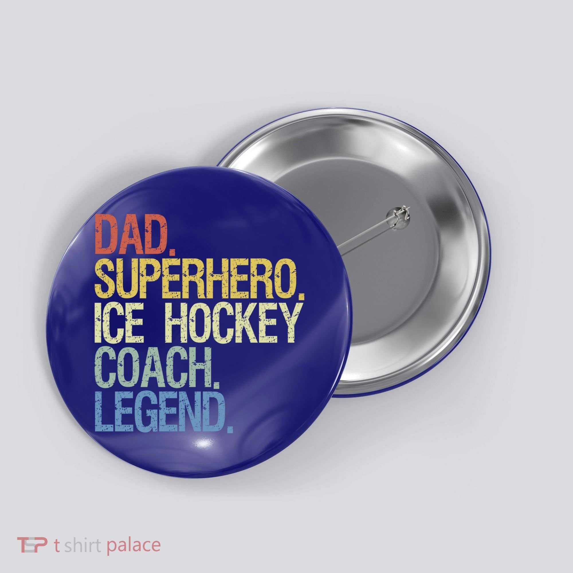 Ice Hockey Coach Cool Gift Button