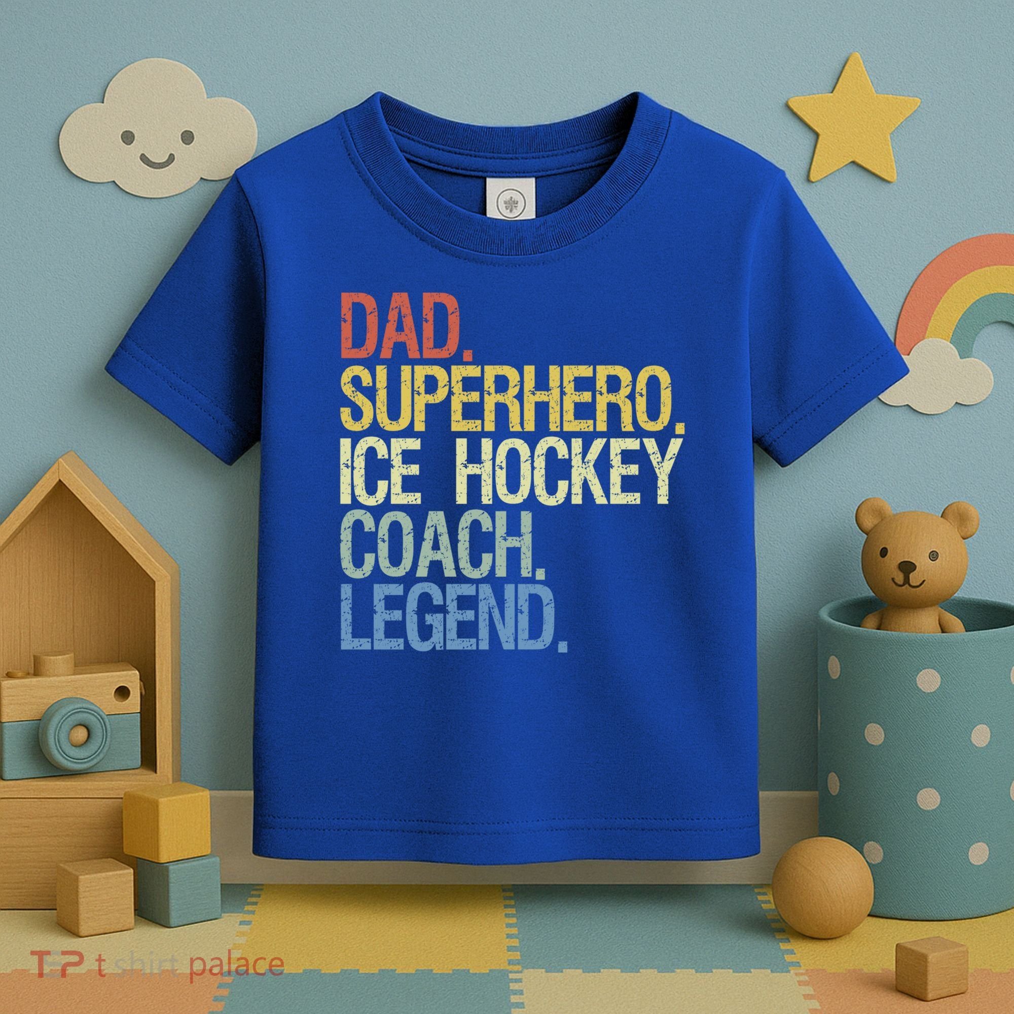 Ice Hockey Coach Cool Gift Toddler T-Shirt