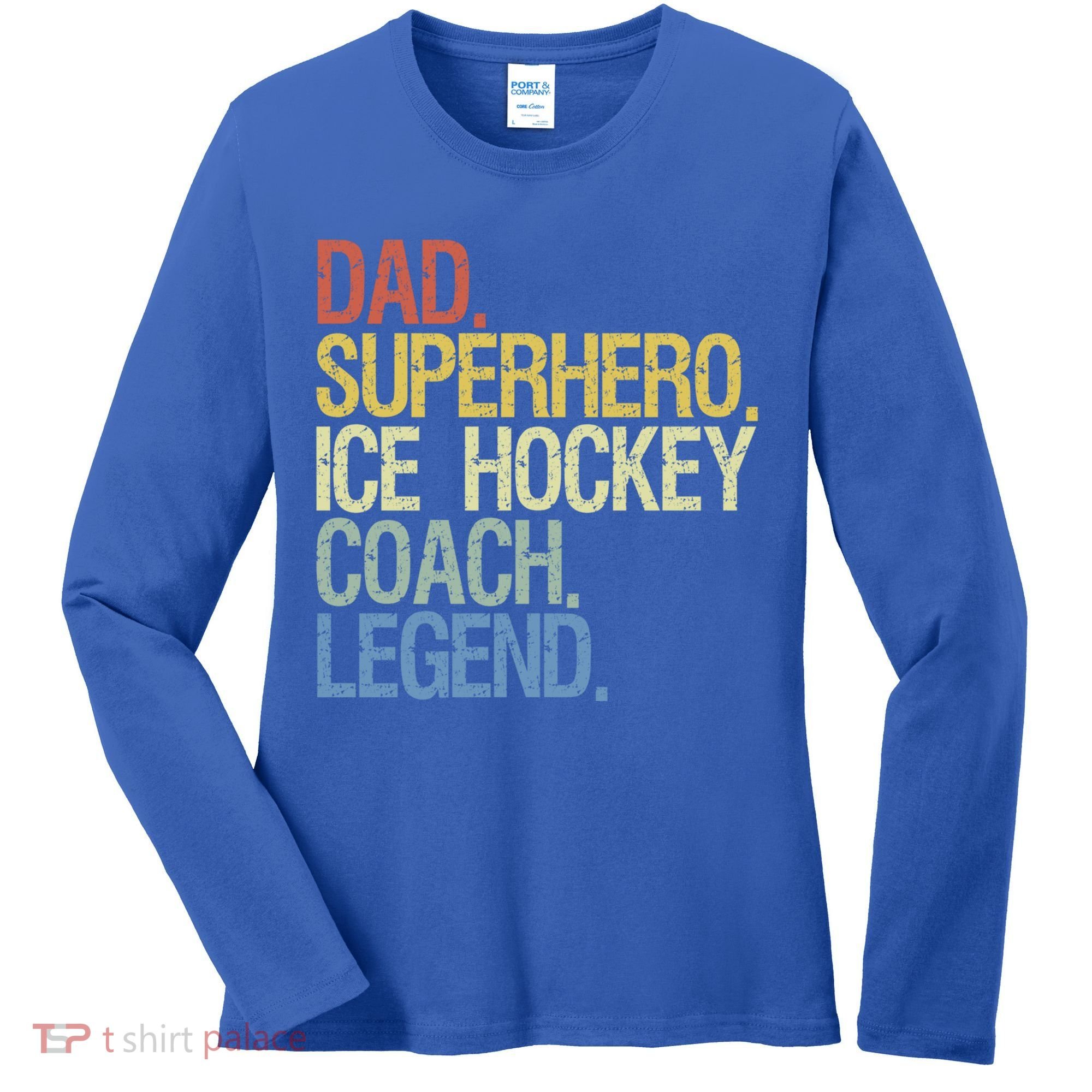Ice Hockey Coach Cool Gift Women's Long Sleeve Shirt