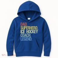 Ice Hockey Coach Cool Gift Kids Hoodie thumb 0