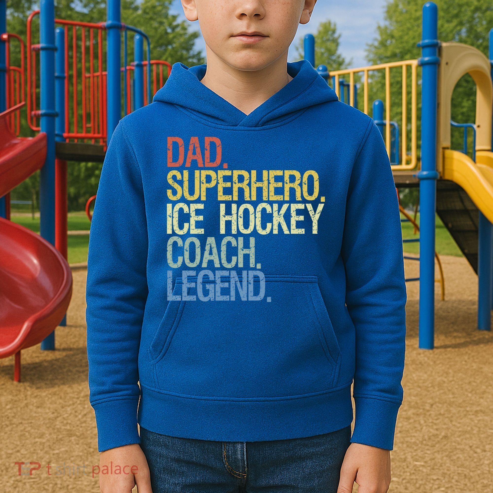 Ice Hockey Coach Cool Gift Kids Hoodie